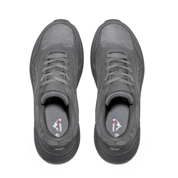 Men's Comfortable Steel Toe Work Shoes - GREY - 7